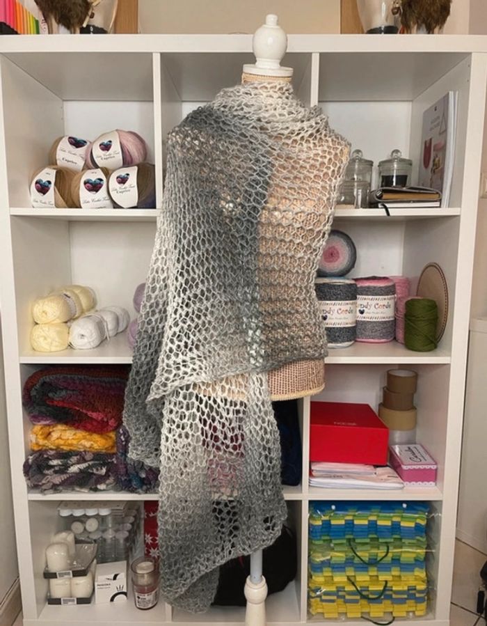 Écharpe nuage tricot - photo numéro 2