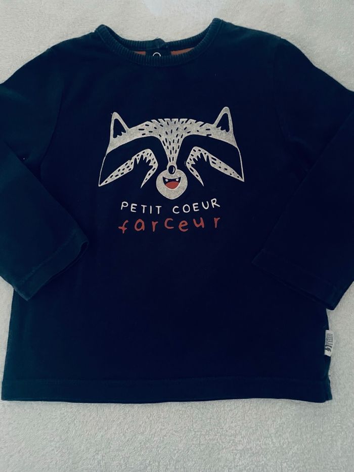 T shirt manches longues 12 mois