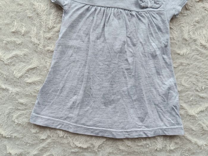 Tee shirt long tunique manches courtes ou robe courte Fille 1 mois Kiabi - photo numéro 4