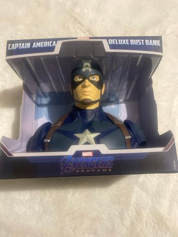 Tirelire Buste Marvel Captain America Édition Deluxe 25 cm