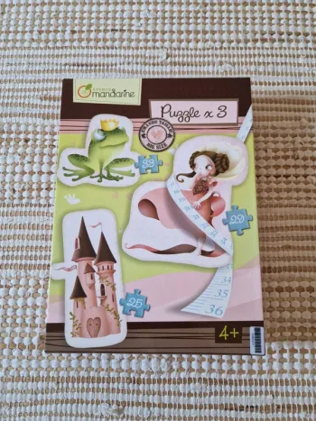 Boite 3 puzzles avenue mandarine