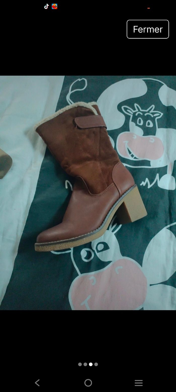 Botte mis haute en très bon état - photo numéro 2