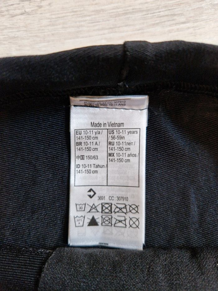Maillot de bain shorty 10-11 ans noir Nabaiji Decathlon - photo numéro 2