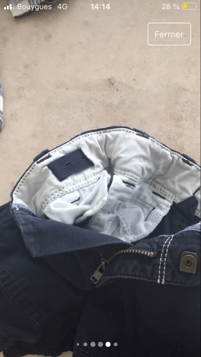 Ensemble chemise short baby Gap 6/9 mois - photo numéro 5