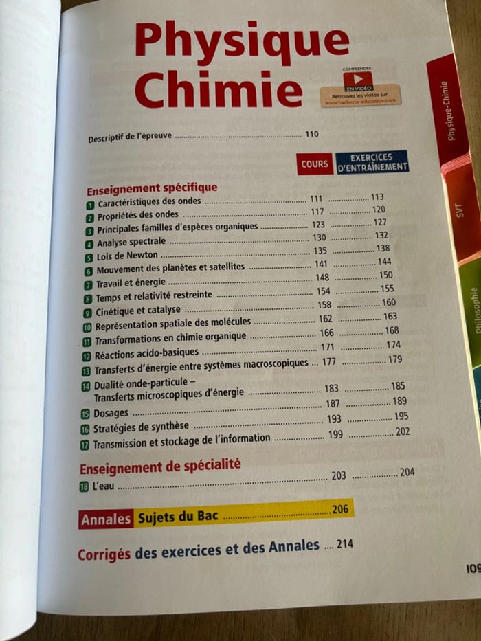 Livre objectif Bac avec spécialités scientifiques - photo numéro 4