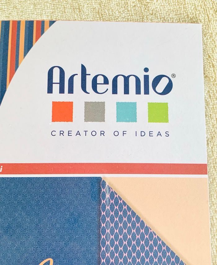 Bloc de 6 feuilles Artemio thème Bonheur recto verso - photo numéro 3