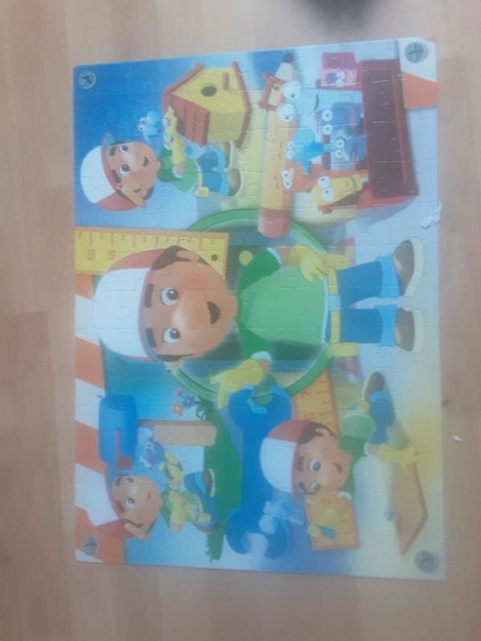 Puzzle Manny et ses outils,  maxi 104 pièces,  clementoni