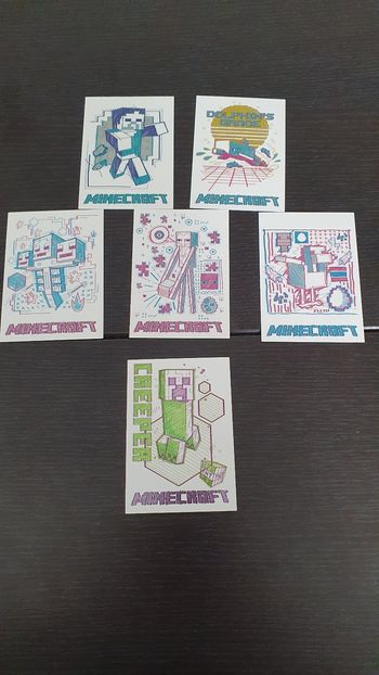 6 cartes Minecraft