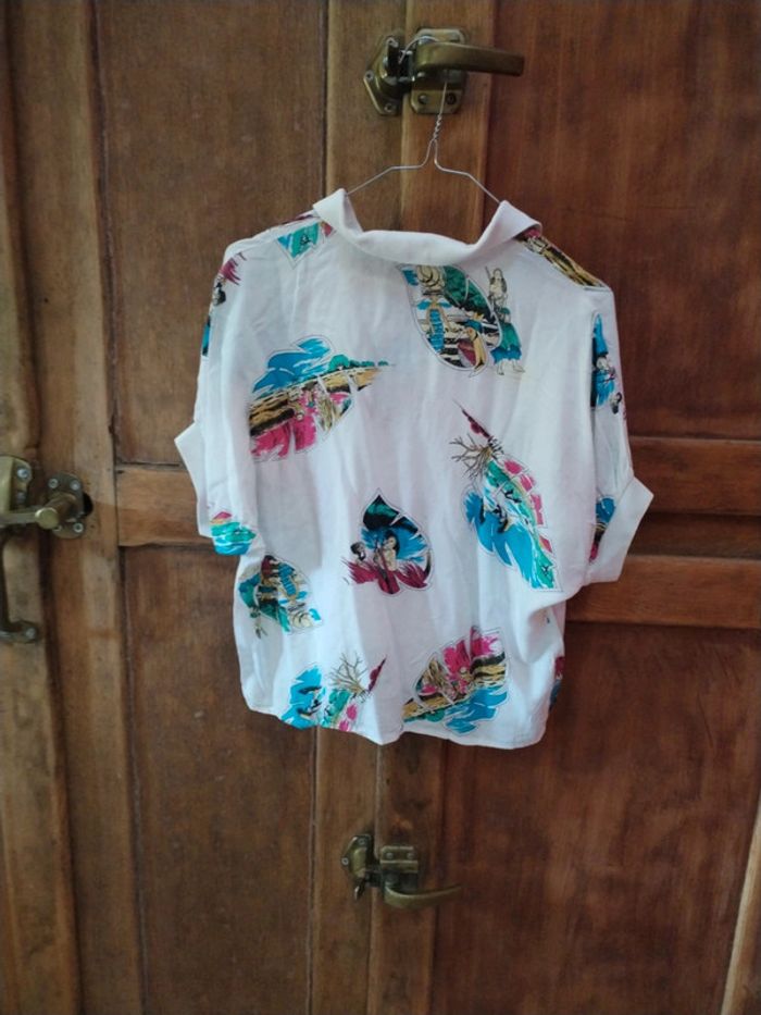 Blouse manches courtes vintage - photo numéro 5