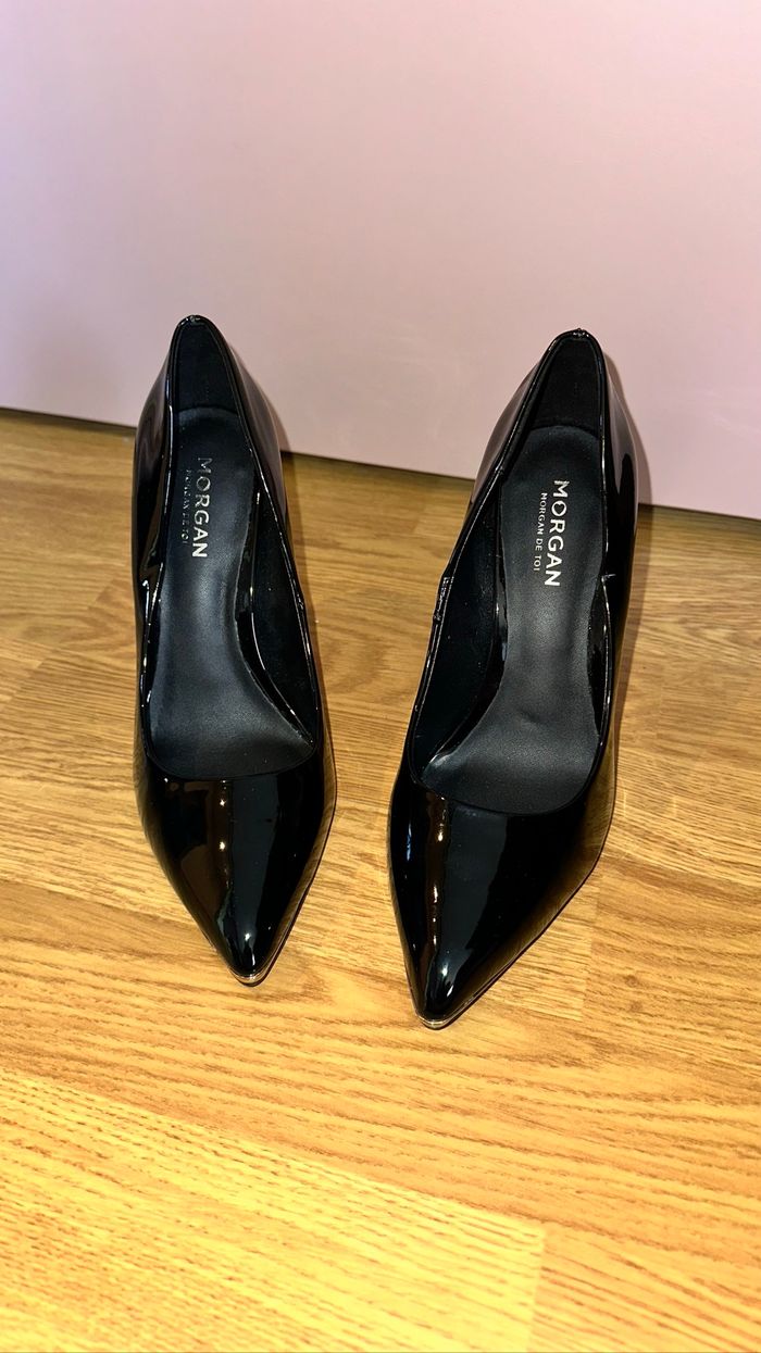Escarpins noirs vernis Morgan taille 36 – élégants et intemporels - photo numéro 6