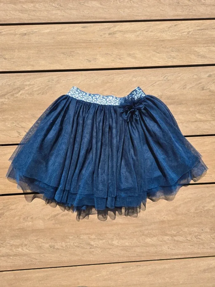 Jupe cérémonie 6 ans Orchestra bleu marine