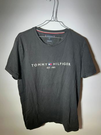 Teeshirt noir Tommy Hilfiger homme