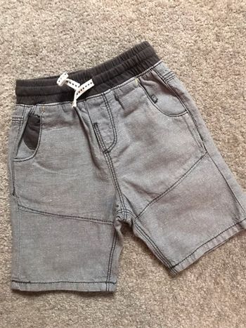 Short garçon gris Obaibi 9 mois