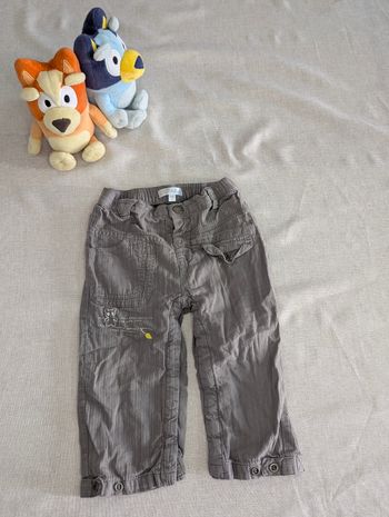 Pantalon gris garçon 12 mois