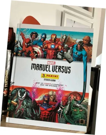 Album relié Marvel Versus Panini Comics Sticker Album - quasi complet