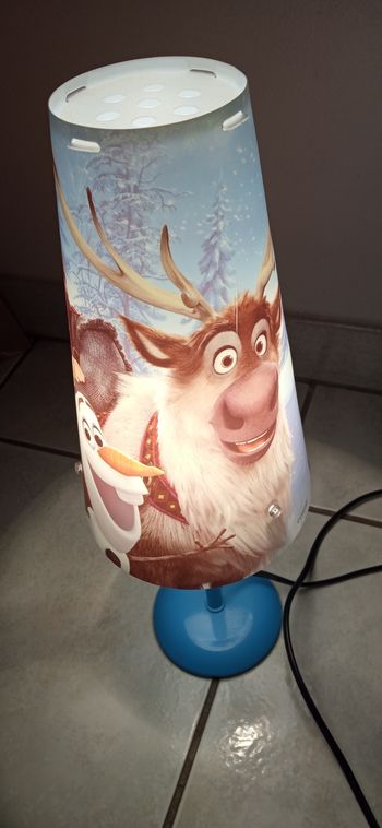 Lampe à poser reine des neiges