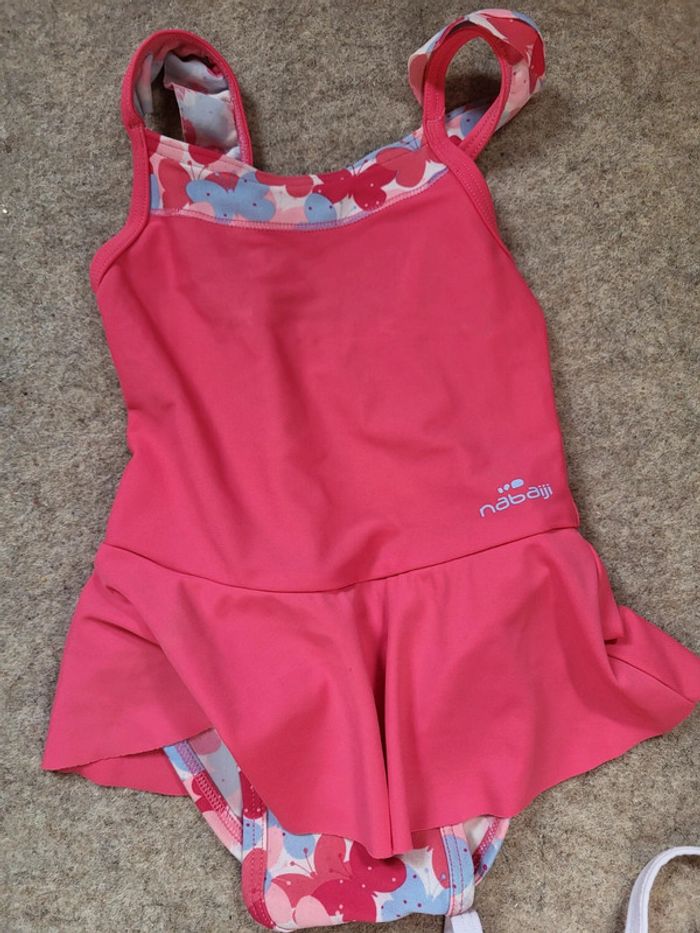 Lot de 2 maillots de bain 18mois fille nabaiji - photo numéro 4