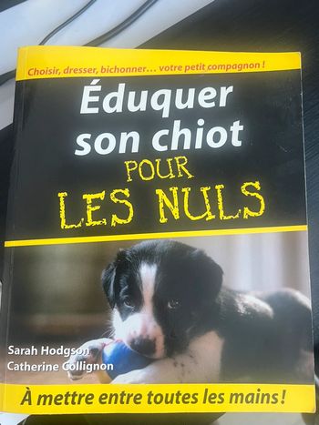 Livre éduquer son chiot pour les nuls