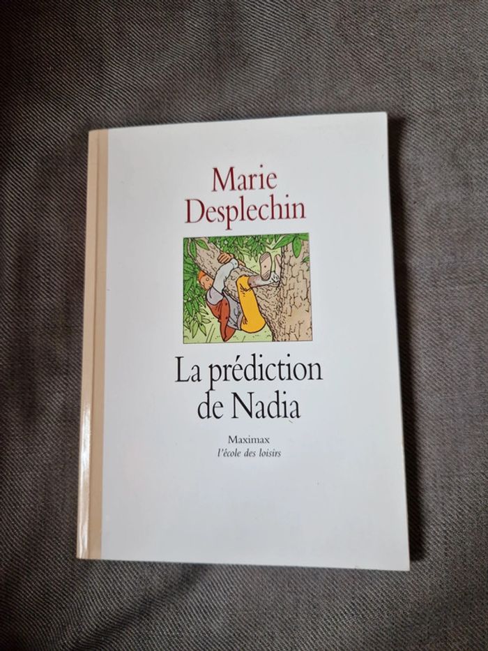 Livre la prédiction de Nadia l'école des loisirs