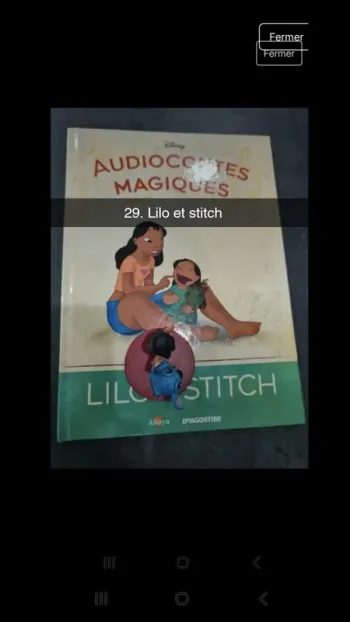 No29 audioconte Magique disney deagostini livre+figurine audio conte compte