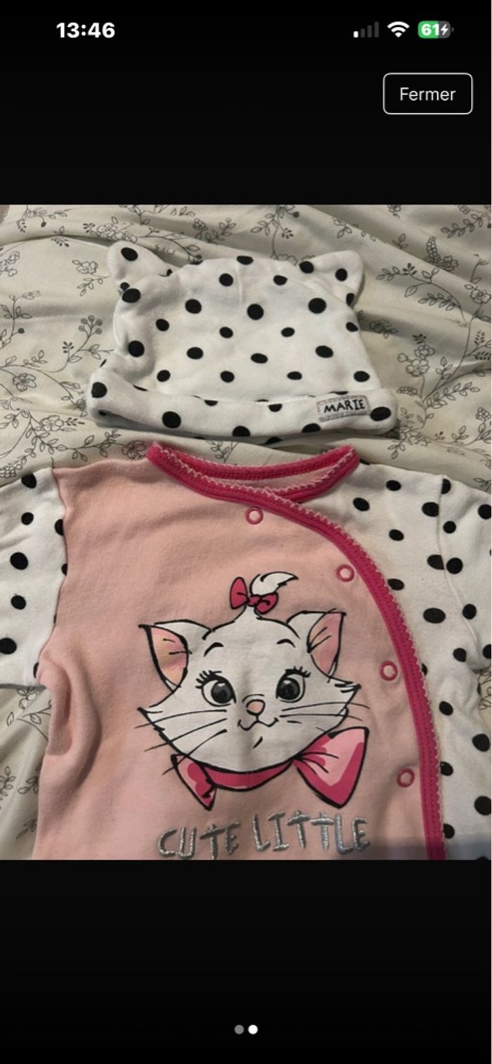 pyjama disney marie - photo numéro 1