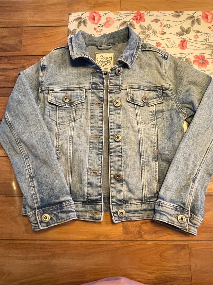 Veste en jean fille 8 ans