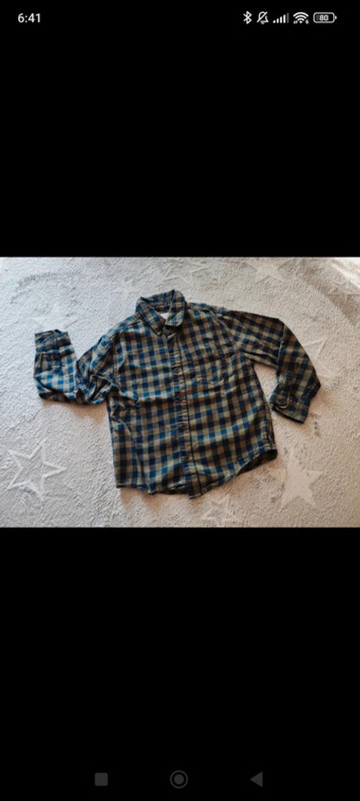 Lot de chemise, t-shirt manches longues et pull fin 6/7 ans - photo numéro 13