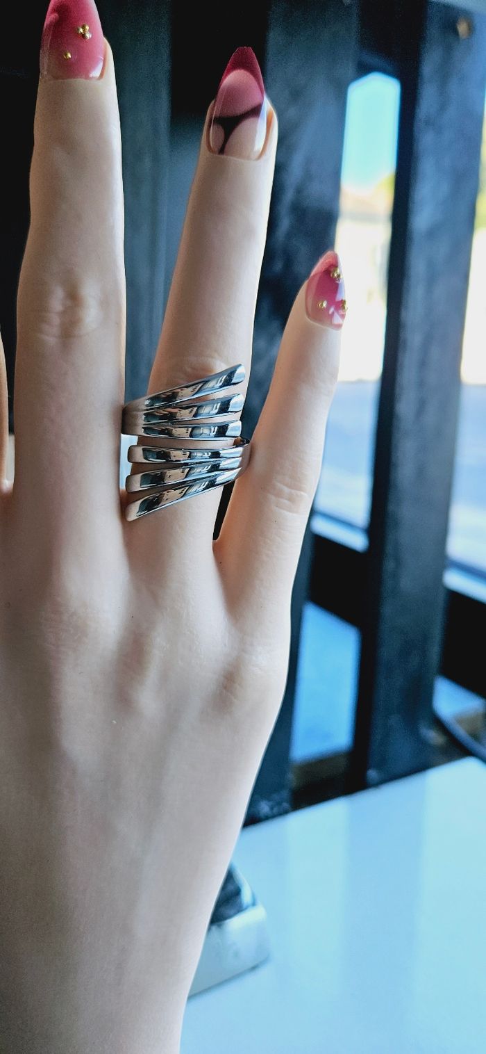 Jolie bague en argent massif 925 - photo numéro 2