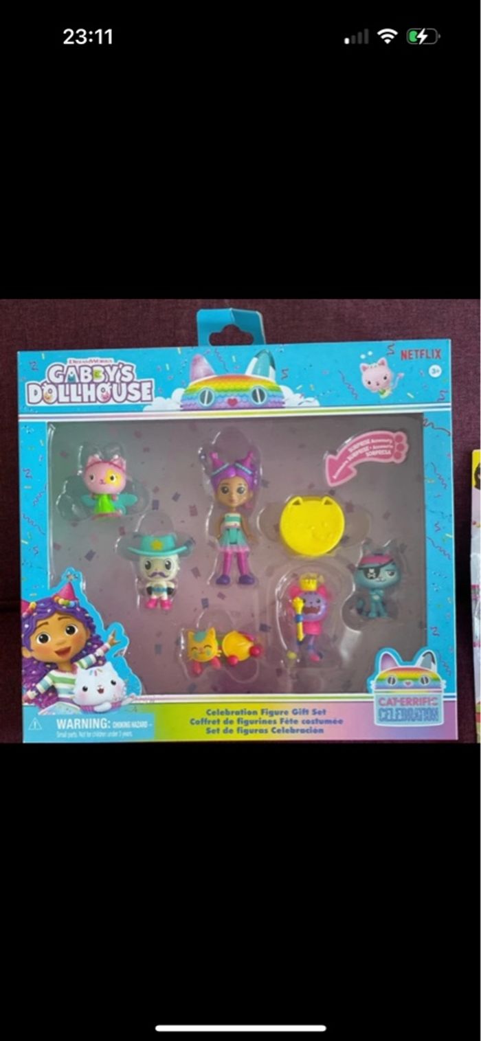 coffret de figurines fête costumée avec 6 personnages et une boîte mystère - photo numéro 3