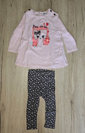 Ensemble legging et tee shirt manches longues