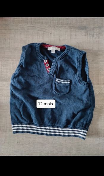 Pull sans manche 12mois
Grain de blé