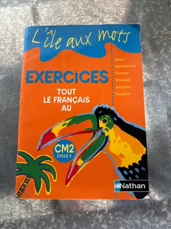 Livre exercice tout le français au CM2