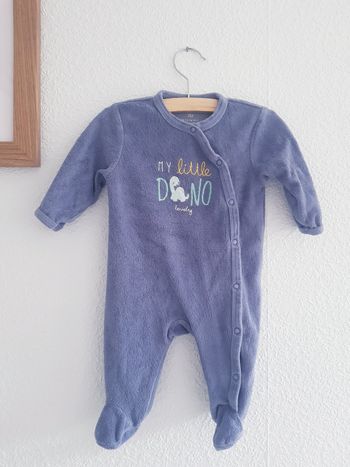 Kiabi - Grenouillère / pyjama une pièce / dors bien en velours