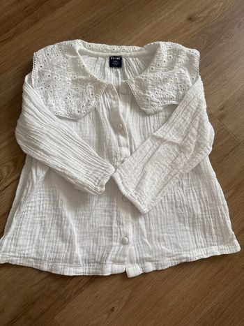 Chemisier blanc dentelle