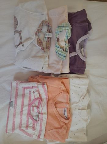 Lot de 6 pyjamas taille 3 mois