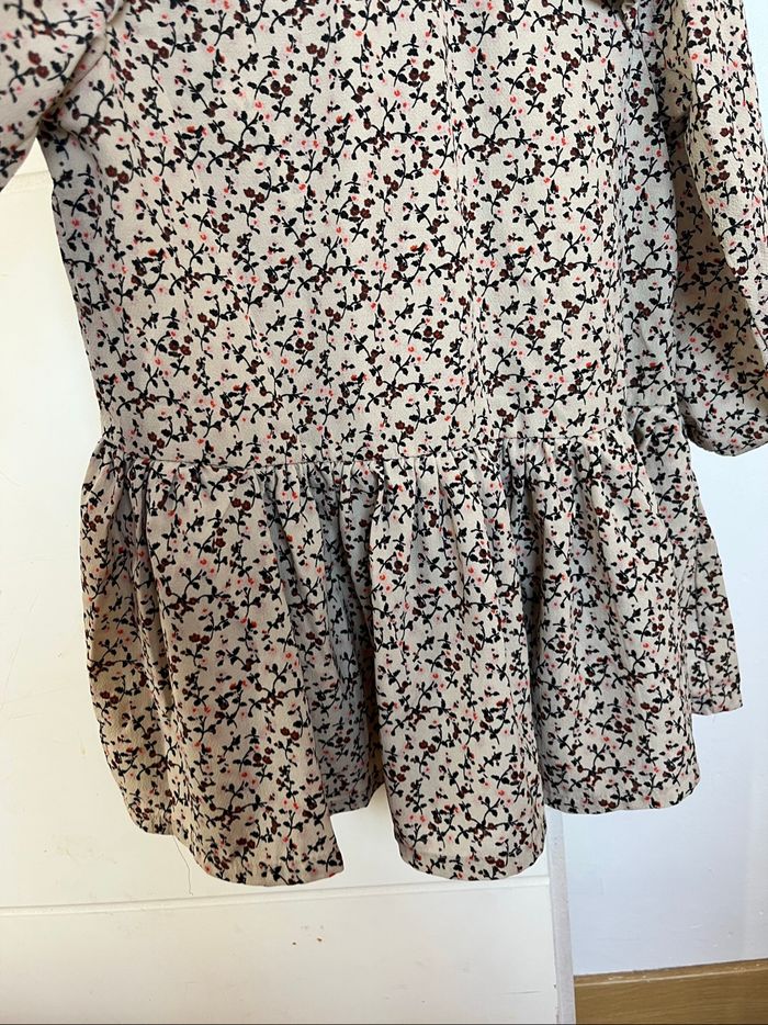 Robe Zeeman écru fleurs - photo numéro 4