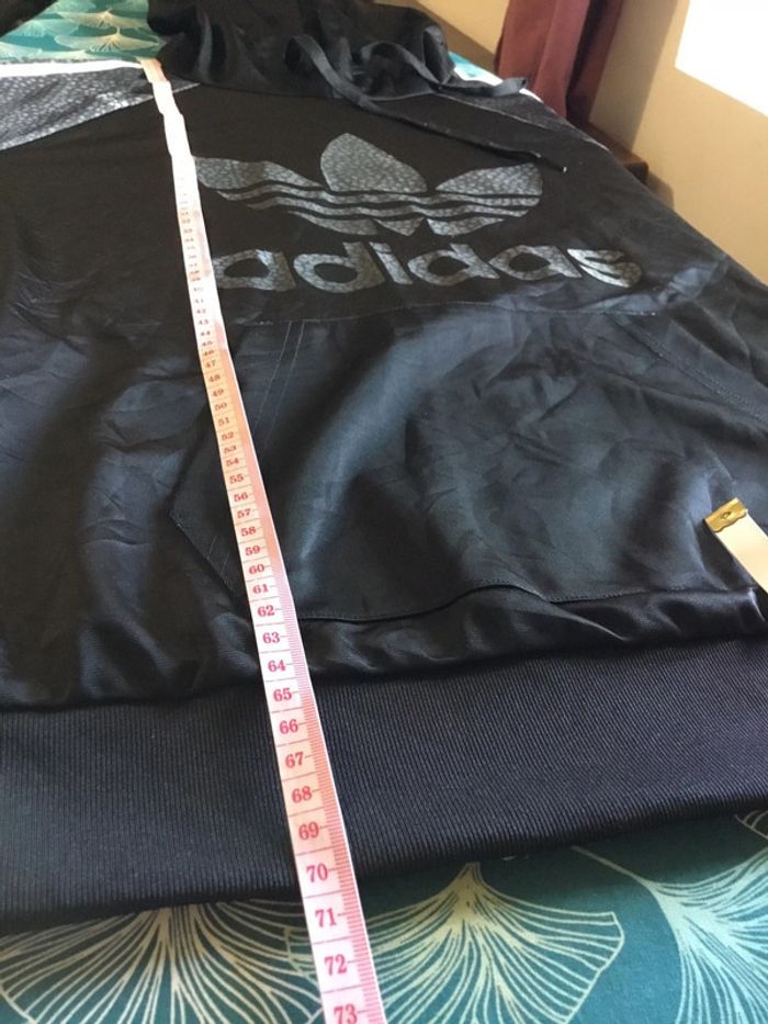 Sweat léger à capuche pour femme Adidas Rita Ora noir taille M 123 - photo numéro 8