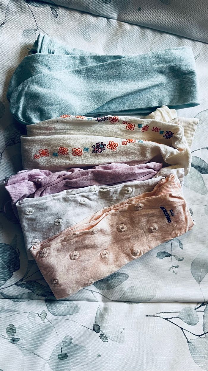 Lot de 5 collants fins (la plupart neufs)