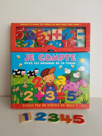 Livre Je compte avec les animaux de la ferme