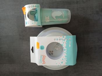 ensemble repas bebe garcon panpan, dumbo disney 18 mois 