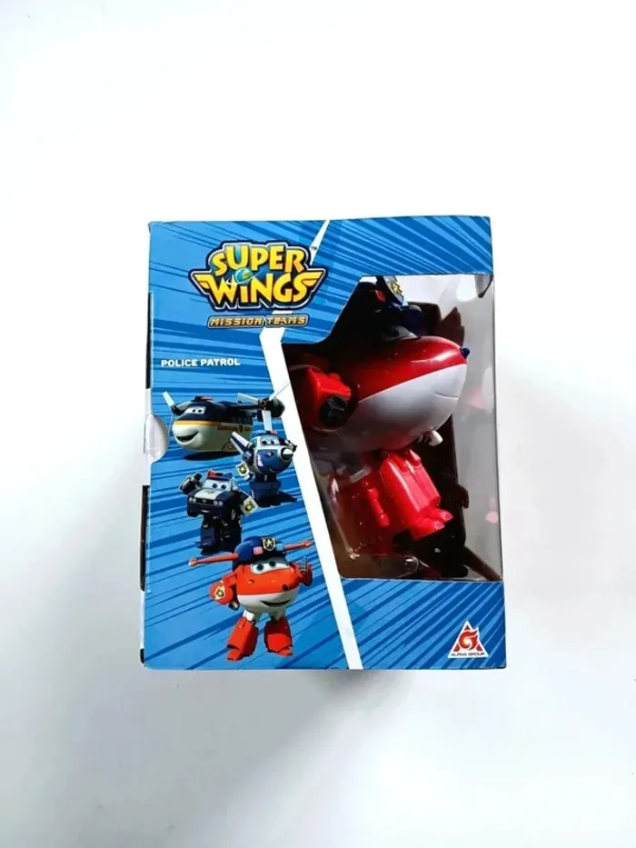 Figurine Super Wings Transforming Police Jett - photo numéro 2