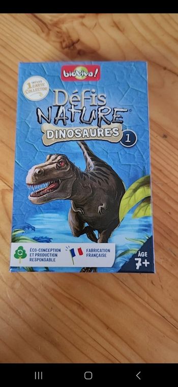 Lot défis nature dinosaure