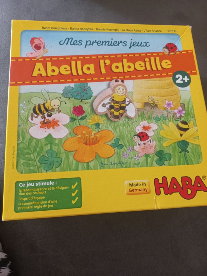 Mes premiers jeux abella l'abeille haba 2 ans