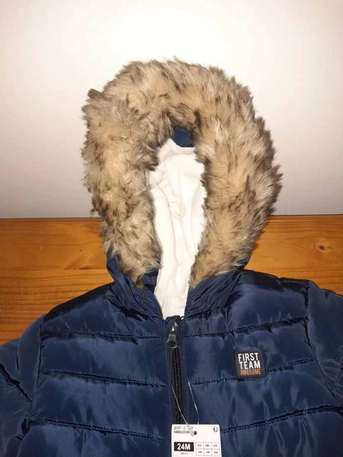 blouson avec capuche 24 mois Neuf Gémo - photo numéro 3