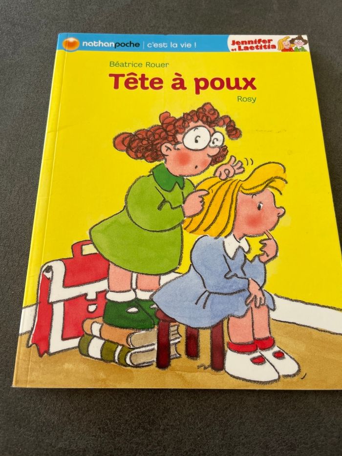 Livre premiers romans tête à poux cp ce1 Nathan poche - photo numéro 1