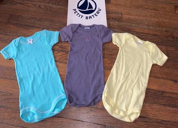 Lot body petit bateau  3 mois