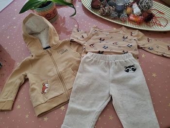 Ensemble 3 pièces P'tit Bisou 9 mois tout neuf