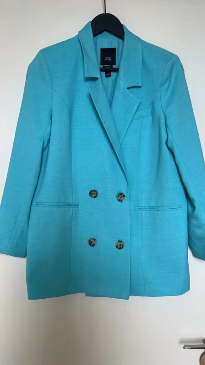 Blazer bleu River Island T38 🩵 - photo numéro 3
