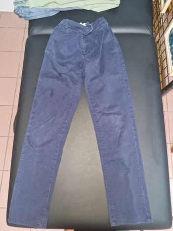 Pantalon garçon bleu marine