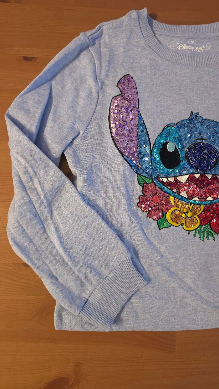 😍🤩🩷🩷🩷 sweat molleton disneyland paris 10.ans fille🩷🤩😍 - photo numéro 3